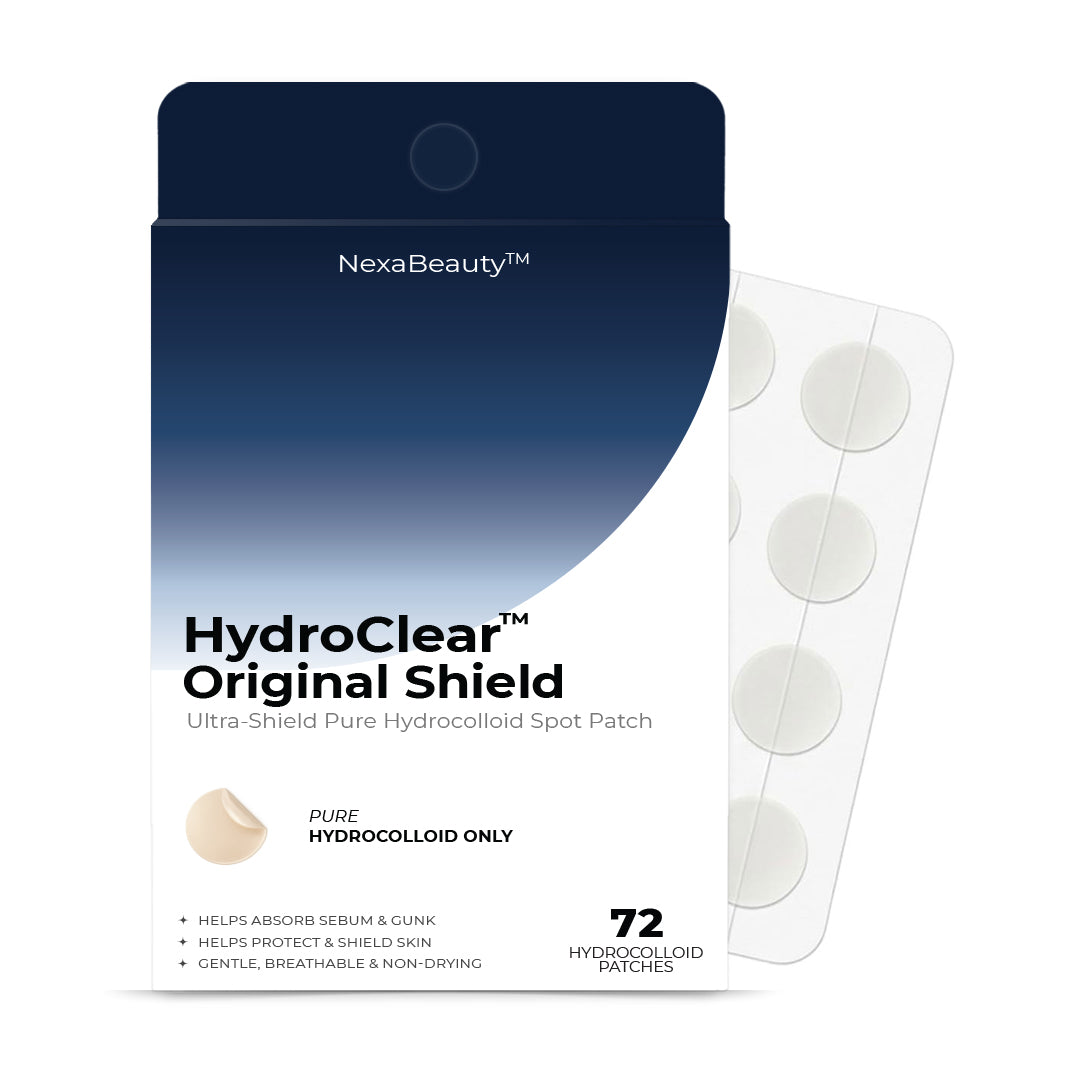 HydroClear™ Original Shield - Hydrocolloid Acne Pimple Patches, 72 Count - Best Value
