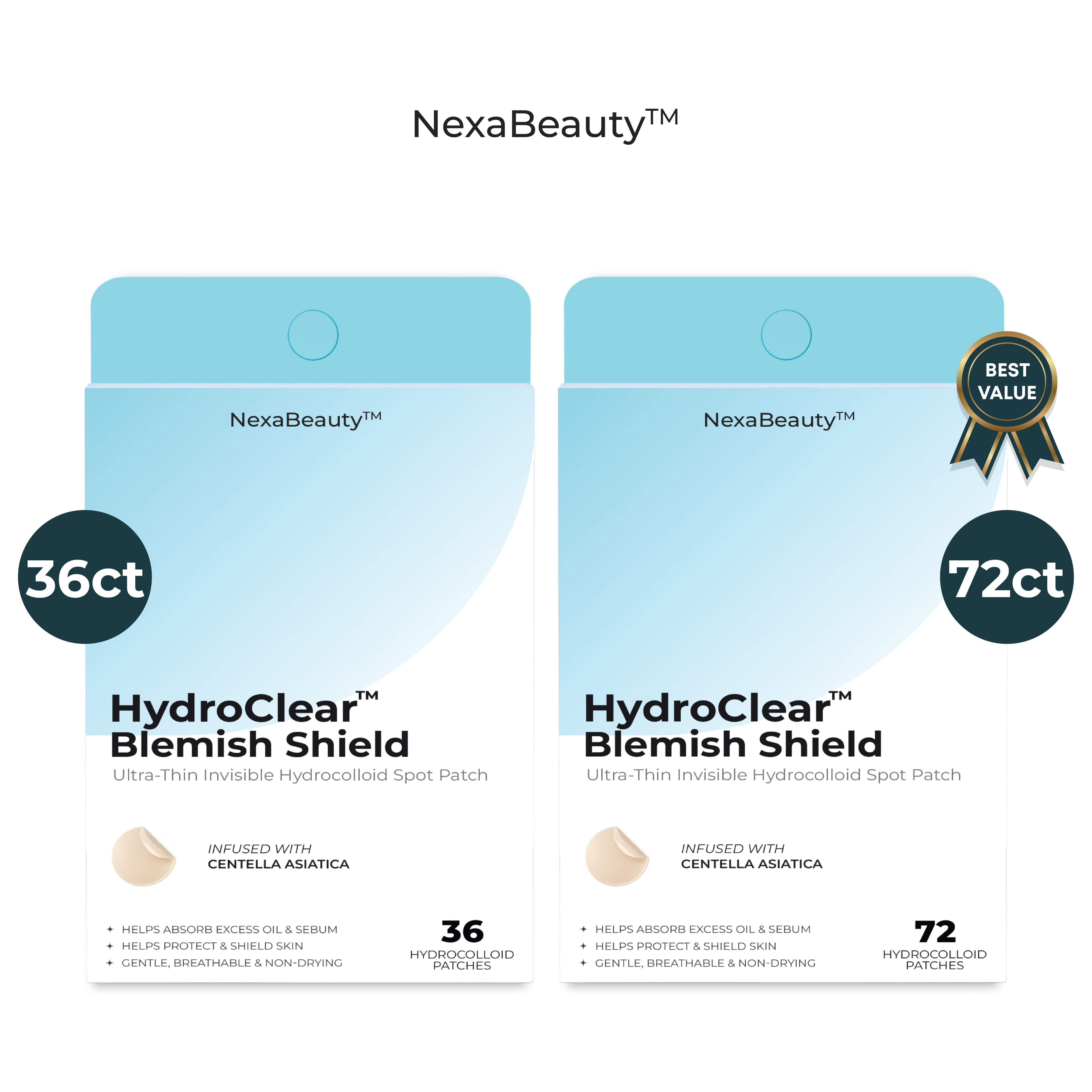 HydroClear™ Blemish Shield 72-count patches lifestyle photo