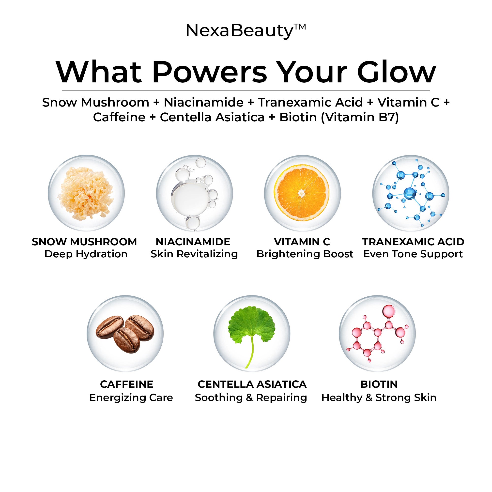 Snow Mushroom Day hydrogel mask skin benefits