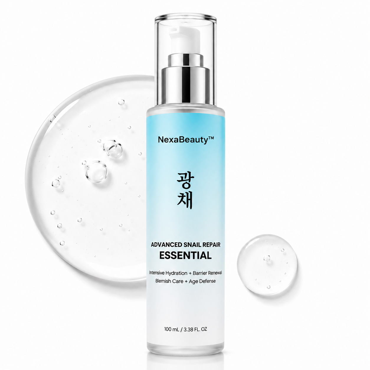 Advanced Snail Repair Essential serum bottle 100mL